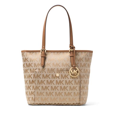 michael kors jet set medium logo|mk jet set medium tote.